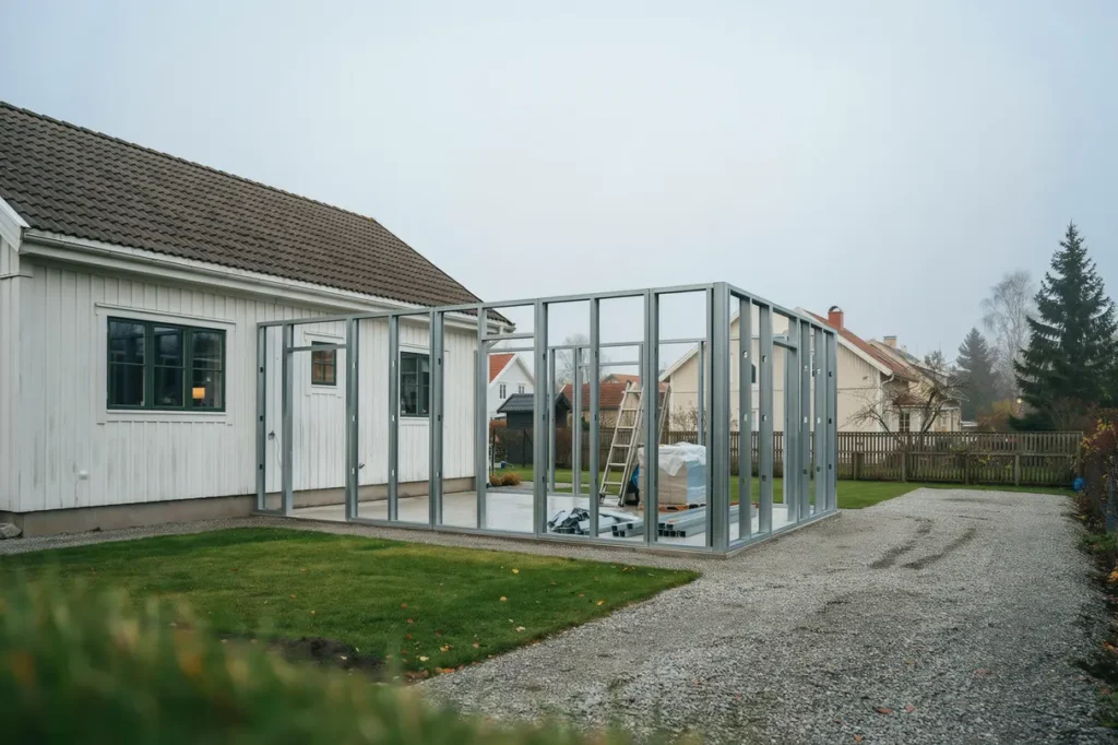 tillverkning och montering av st lstomme f r tillbyggnad i m rsta sigtuna
