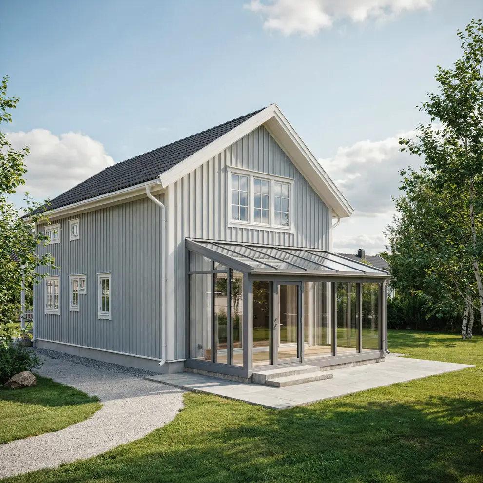 bygga uterum inglasad veranda sigtuna stockholm