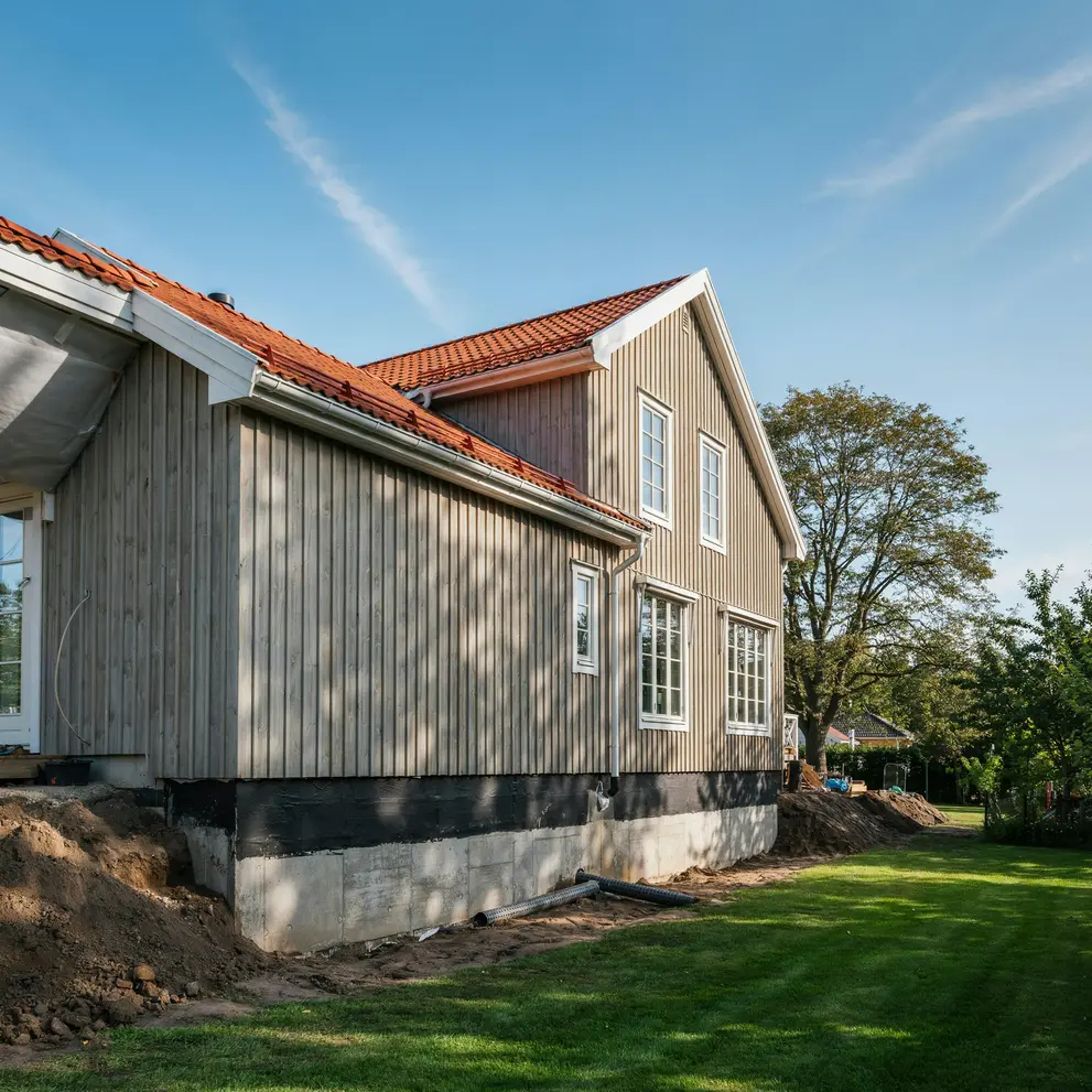 renovera kallare dranera husgrund sigtuna stockholm